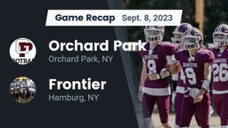 Recap: Orchard Park  vs. Frontier  2023