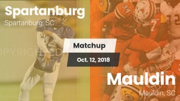 Matchup: Spartanburg vs. Mauldin  2018