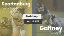 Matchup: Spartanburg vs. Gaffney  2018