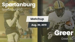 Matchup: Spartanburg vs. Greer  2019