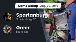 Recap: Spartanburg  vs. Greer  2019