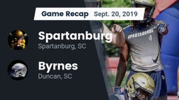 Recap: Spartanburg  vs. Byrnes  2019