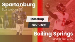Matchup: Spartanburg vs. Boiling Springs  2019