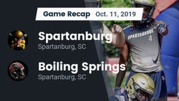 Recap: Spartanburg  vs. Boiling Springs  2019