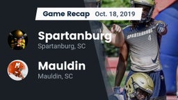 Recap: Spartanburg  vs. Mauldin  2019