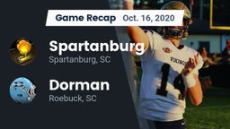 Recap: Spartanburg  vs. Dorman  2020
