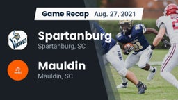 Recap: Spartanburg  vs. Mauldin  2021