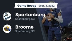 Recap: Spartanburg  vs. Broome  2022