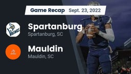 Recap: Spartanburg  vs. Mauldin  2022