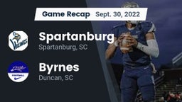 Recap: Spartanburg  vs. Byrnes  2022