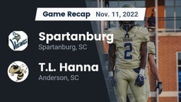 Recap: Spartanburg  vs. T.L. Hanna  2022
