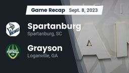 Recap: Spartanburg  vs. Grayson  2023