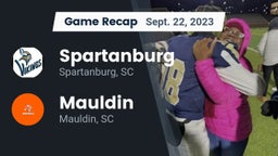 Recap: Spartanburg  vs. Mauldin  2023