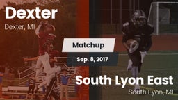 Matchup: Dexter  vs. South Lyon East  2017