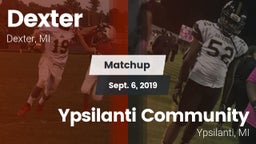 Matchup: Dexter  vs. Ypsilanti Community  2019