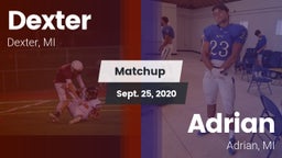 Matchup: Dexter  vs. Adrian  2020