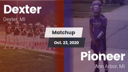 Matchup: Dexter  vs. Pioneer  2020