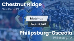 Matchup: Chestnut Ridge High vs. Philipsburg-Osceola  2017