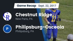 Recap: Chestnut Ridge  vs. Philipsburg-Osceola  2017