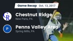Recap: Chestnut Ridge  vs. Penns Valley Area  2017