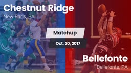 Matchup: Chestnut Ridge High vs. Bellefonte  2017