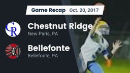Recap: Chestnut Ridge  vs. Bellefonte  2017