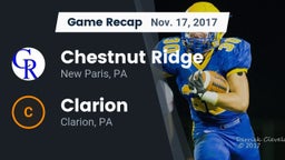 Recap: Chestnut Ridge  vs. Clarion  2017