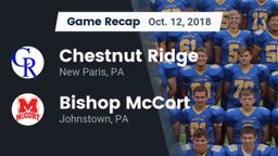 Recap: Chestnut Ridge  vs. Bishop McCort  2018