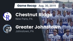 Recap: Chestnut Ridge  vs. Greater Johnstown  2019