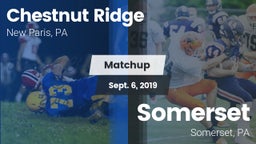 Matchup: Chestnut Ridge High vs. Somerset  2019