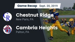 Recap: Chestnut Ridge  vs. Cambria Heights  2019