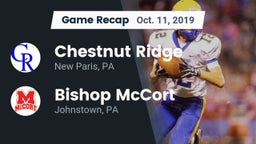 Recap: Chestnut Ridge  vs. Bishop McCort  2019