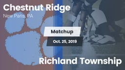 Matchup: Chestnut Ridge High vs. Richland Township 2019