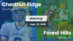 Matchup: Chestnut Ridge High vs. Forest Hills  2020