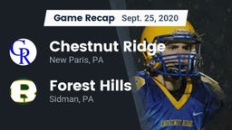 Recap: Chestnut Ridge  vs. Forest Hills  2020
