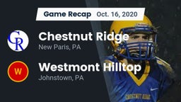 Recap: Chestnut Ridge  vs. Westmont Hilltop  2020