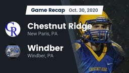 Recap: Chestnut Ridge  vs. Windber  2020