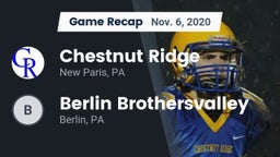 Recap: Chestnut Ridge  vs. Berlin Brothersvalley  2020