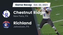 Recap: Chestnut Ridge  vs. Richland  2021