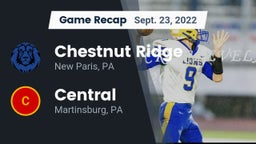 Recap: Chestnut Ridge  vs. Central  2022