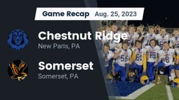 Recap: Chestnut Ridge  vs. Somerset  2023