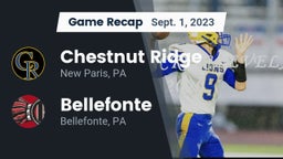 Recap: Chestnut Ridge  vs. Bellefonte  2023
