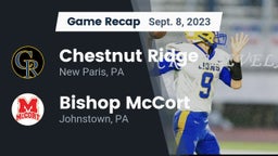 Recap: Chestnut Ridge  vs. Bishop McCort  2023