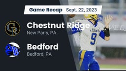 Recap: Chestnut Ridge  vs. Bedford  2023