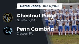 Recap: Chestnut Ridge  vs. Penn Cambria  2023