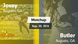 Matchup: Josey  vs. Butler  2016