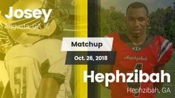 Matchup: Josey  vs. Hephzibah  2018