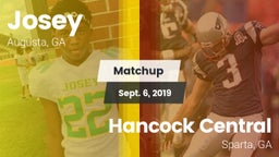 Matchup: Josey  vs. Hancock Central  2019