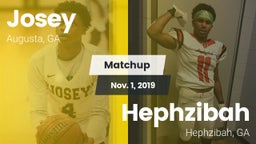 Matchup: Josey  vs. Hephzibah  2019