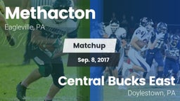 Matchup: Methacton vs. Central Bucks East  2017